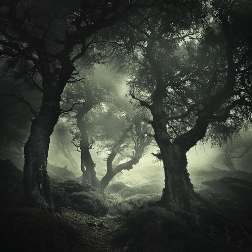 This song ushers you into an enchanted forest filled with shadows and mysteries. Utilizing a blend of haunting melodies on the fiddle, the track evokes the ancient spirits that dwell within the trees. The sound is rich and textured, with layers of acoustic elements that build a sense of eerie beauty and deep introspection, taking listeners on a profound journey through the depths of an ancient, mystical woodland.