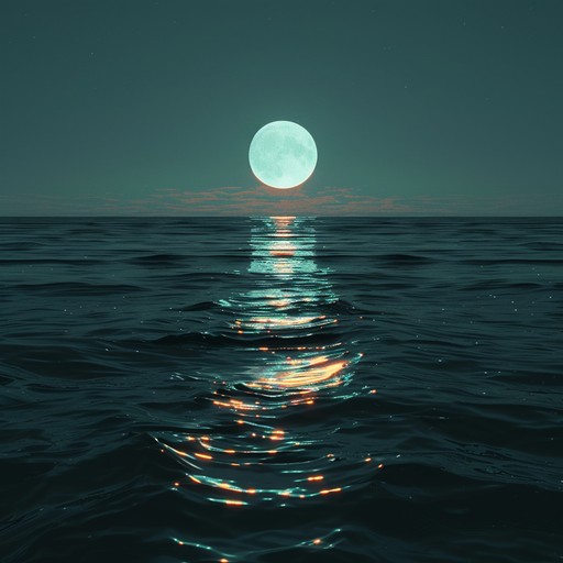 A soothing downtempo composition that evokes the tranquil and mysterious atmosphere of the ocean under the clear night sky. The gentle, flowing rhythms and melodies mimic the relaxing sensation of waves and sea breezes, offering a serene escape perfect for relaxation and deep thought.