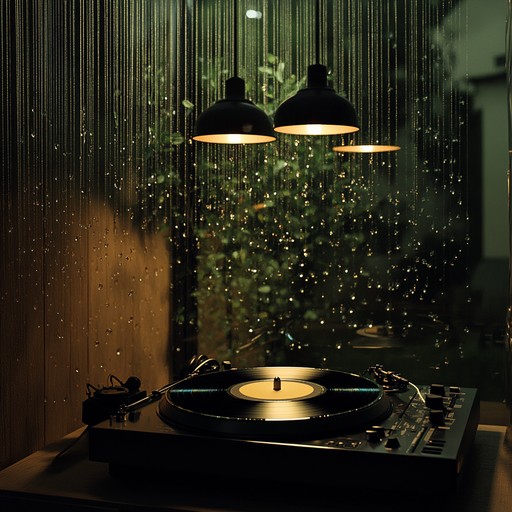 A comforting audio journey through a rainy evening with the warm, crackling sounds of an old record accompanying soft, flowing beats. Ideal for unwinding or creative focus.