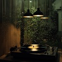 soothing vinyl crackles with ambient rain