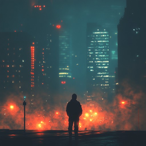 A captivating instrumental dance piece blending atmospheric synths and rhythmic beats to evoke the feeling of longing amidst the glow of city lights.