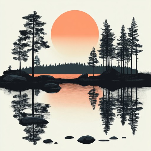 An emotional instrumental that weaves gentle guitar melodies with soft harmonies, evoking the peaceful and reflective atmosphere of finnish summer evenings spent among the silent pine forests and tranquil lakes.