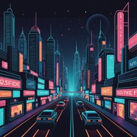 cruise the neon lit metropolis smoothly