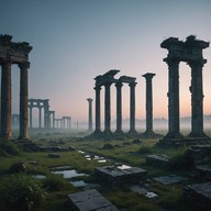 eerie echoes through ancient mystical ruins