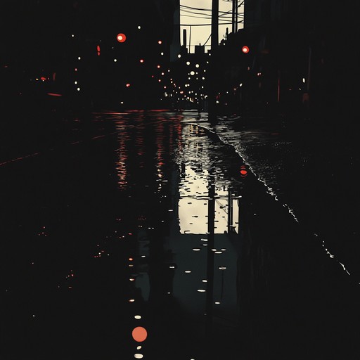 This track captures the essence of a rainy midnight, blending somber r&b chords with gentle, introspective melodies. A soft piano leads the composition, accompanied by subtle electronic elements that add depth and emotion. The music creates an intimate atmosphere, perfect for solitary moments of reflection and soulful contemplation.