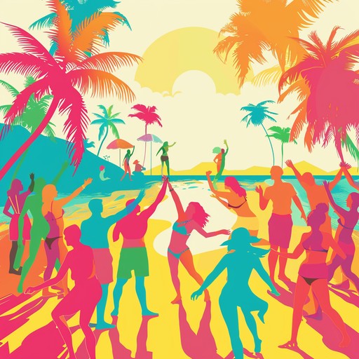 Feel the sun soaked vibes with this lively dance pop track that's perfect for summer beach parties. Energetic beats, infectious melodies, and uplifting rhythms create an atmosphere of pure happiness and joy. With a blend of modern and retro dance elements, this song will make everyone want to get up and dance.