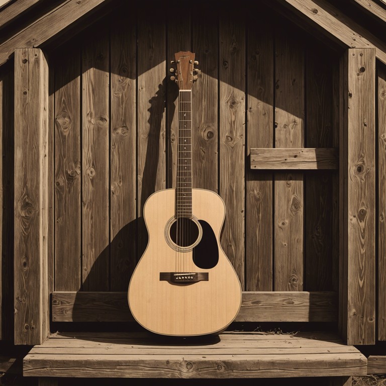 This track features a gentle, acoustic composition embodying the warmth and rustic charm of american folk rock. Subtle undertones of emotional storytelling through instrumental music evoke a sense of longing and deep connection to the heartland. The piece uses a delicate interplay of acoustic guitar riffs, blending nostalgia with contemporary resonance. Perfect for reflective moments or scenic backdrops.