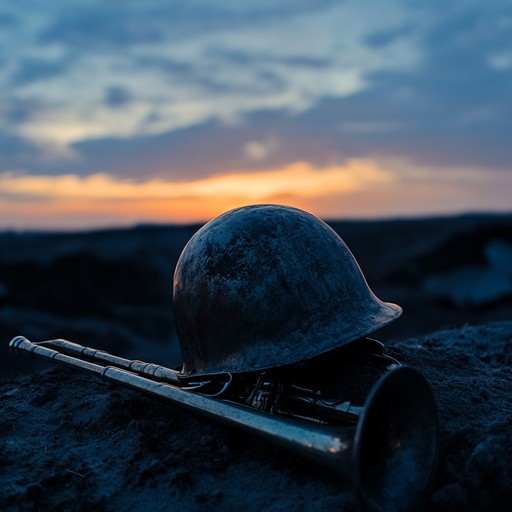 A poignant instrumental piece that delves into the inner world of a soldier as he recalls the echoes of past battles and contemplates the weight of his experiences. The music layers gentle melodies with a somber atmosphere, creating a deep sense of introspection and emotional resonance.