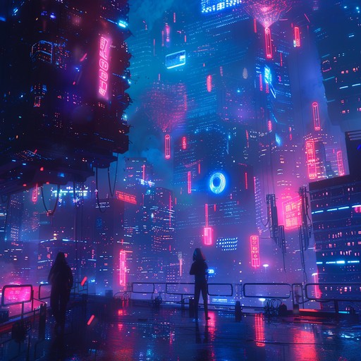 Transport yourself to a neon soaked cityscape where ancient spirits whisper through the digital ether. This track blends futuristic synths with mystical soundscapes, crafting an otherworldly experience perfect for any cyberpunk adventure.