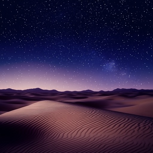 This composition employs traditional arabic scales and rhythms to evoke visions of vast, shifting sands and starlit nights in the desert. The music moves with the fluidity of a wind blown landscape, inviting listeners on a sensory journey through time and space.