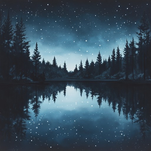 An instrumental composition intertwining elegant suomipop melodies with gentle piano harmonies, inspired by the peaceful finnish nights illuminated by silent stars.