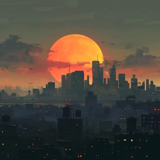 A rich blend of ethereal beats and vibrant grooves, this track creates a reverie of city life at twilight. Dreamy synths and tight rhythms lead listeners through an urban landscape kissed by the fading sun, where imagination dances effortlessly with reality.