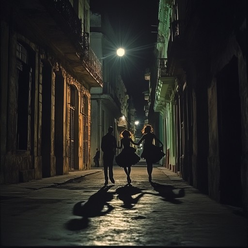 Evoking the ancient roots of rumba through a contemporary lens, this instrumental track guides you through the enigmatic backstreets of havana. With sinuous melodies and whispering percussion, it conjures images of moonlit dances and hidden secrets, blending old world mystique with modern rhythmic flair.