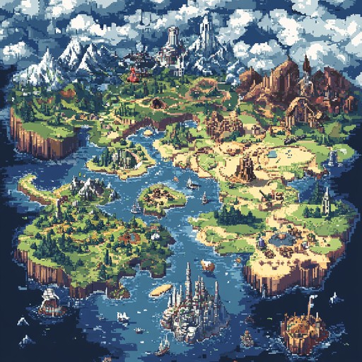 As players navigate through digitally rendered, pixel art landscapes filled with challenges and enchantments, the evolving chiptune music plays a crucial role in setting the mood, ensuring that every dungeon, forest, and hidden valley feels alive and interactive.