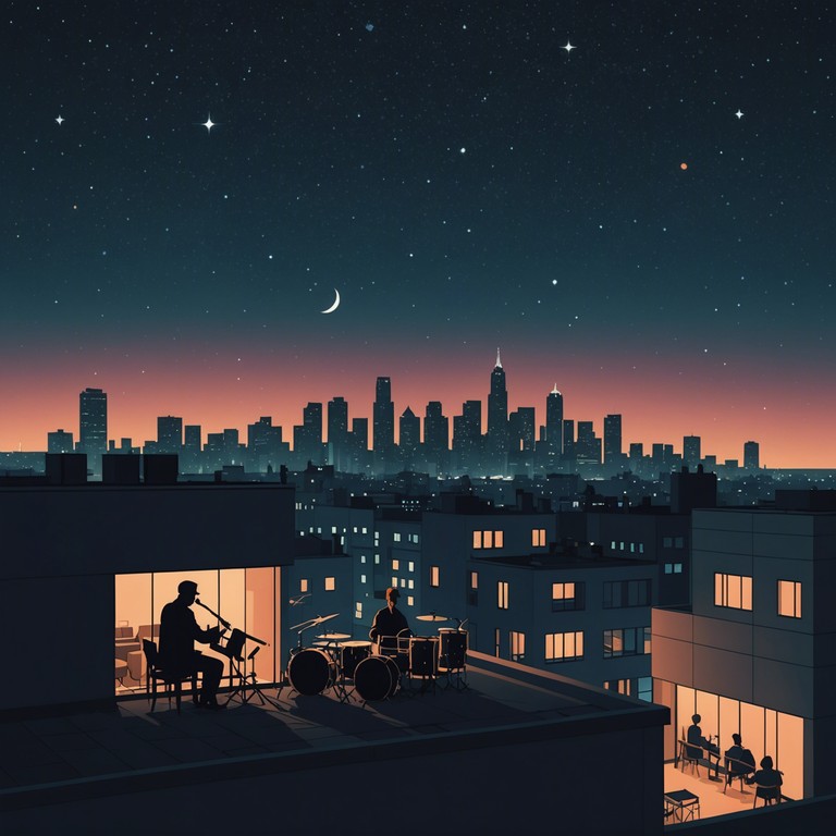 Imagine the jazz of the old blending seamlessly with the pulsating beats of the contemporary cityscape, creating a soundscape that's both alluring and powerfully energetic.