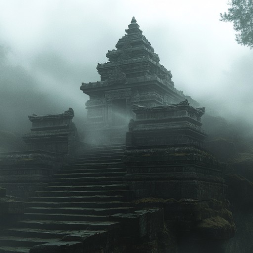 Enveloped in a mysterious, ambient soundscape, this trip hop composition fuses spiritual elements with deep, haunting beats. Designed to evoke profound contemplation and inner peace, the piece features ethereal synths, rich basslines, and subtle percussions, guiding listeners through a serene auditory journey.