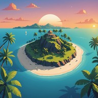 escape with serene, uplifting tropical melodies