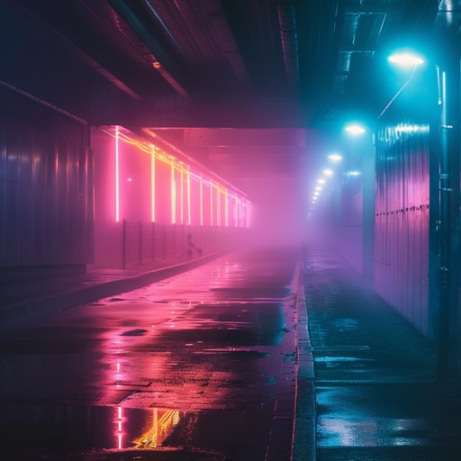 Dive into a haunting night time journey with ghostly synths and eerie, unsettling melodies. The darkwave elements add to the suspense, making you feel like you're in a neon lit, ghost filled world.