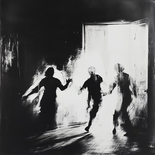 Blending eerie undertones with a haunting tango structure, this track evokes a chilling atmosphere of ghostly elegance. Set in a shadowy, candle lit space, the phantom dancers' movements glide across the floor with an unsettling grace. Syncopated rhythms and minor key harmonies enhance the sinister mood, creating a sense of suspense and hypnotic allure that feels both timeless and otherworldly. Blending eerie undertones with a haunting tango structure, this track evokes a chilling atmosphere of ghostly elegance. Set in a shadowy, candle lit space, the phantom dancers' movements glide across the floor with an unsettling grace. Syncopated rhythms and minor key harmonies enhance the sinister mood, creating a sense of suspense and hypnotic allure that feels both timeless and otherworldly.