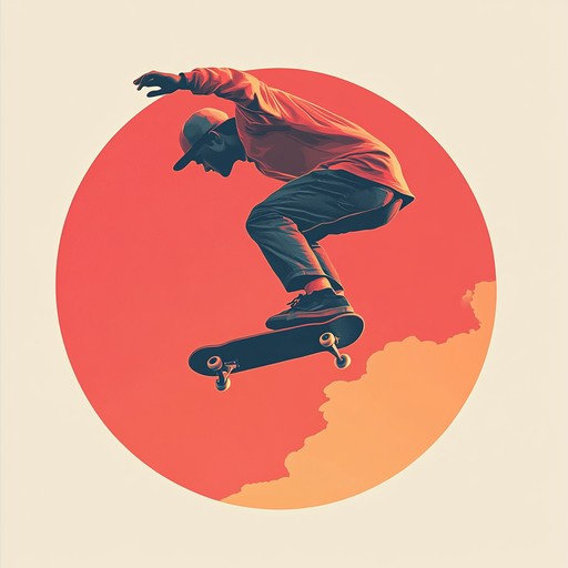 An energetic punk rock track infused with cheerful and upbeat melodies, perfect for a summer day spent skateboarding. The electric guitars drive the high tempo rhythm, complemented by vibrant percussion. This song captures the carefree spirit and exhilarating freedom of youth.