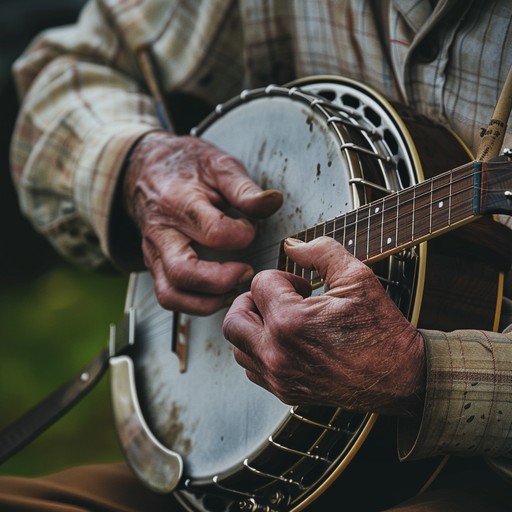 An energetic and funky bluegrass piece, characterized by catchy banjo melodies and rhythmic grooviness, guaranteed to lift spirits and get feet tapping.