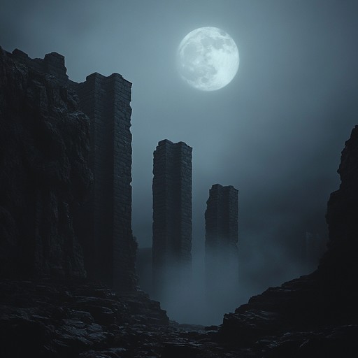 A track where modern classical elements fuse seamlessly with an ambient, ghostly soundscape, perfect for evoking a sense of ancient mysteries and spectral presences.