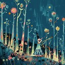 groovy song with enchanting whimsical forest sounds