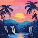 an epic instrumental voyage through lush, vibrant tropical landscapes