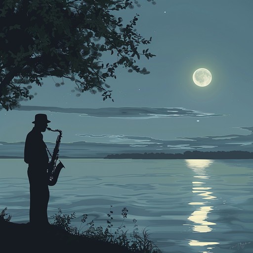 Envision relaxing by a calm lake as smooth saxophone tones blend with the subtle rustle of night time winds, crafting an immaculate experience of calm and luxury. The music acts as a sonic embrace, whispering stories of past and present.