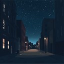 a soothing rap instrumental evoking serene urban nighttime vibes