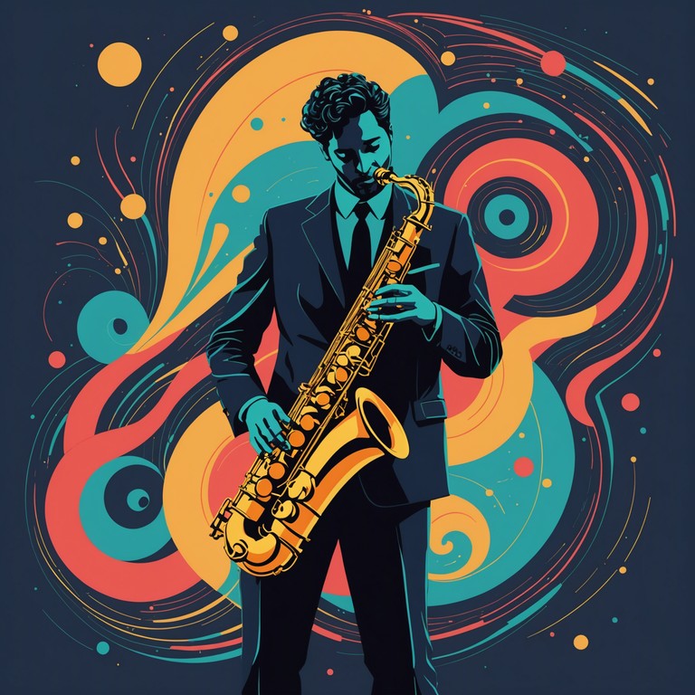 A journey into the relentless force of jazz, where every sax note and rhythm creates a thunderous drive, gearing towards a climactic buildup. This track is a perfect showcase of mastery in blending traditional jazz with the furious pace and complexity of avant garde influences.