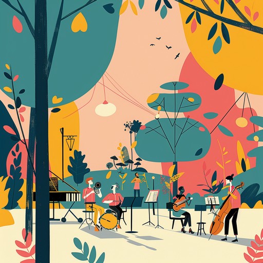 This lively and joyful jazz track is designed to evoke the sunny, carefree vibes of summer. The saxophone leads with cheerful melodies and vibrant rhythms that make you think of lazy, blissful days and the warmth of the sun.