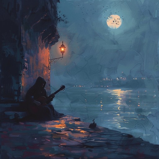 This track captures the essence of a moonlit ghat on the ganges, where each note from the sitar echoes the whispering winds and the silent stories carried by the river.