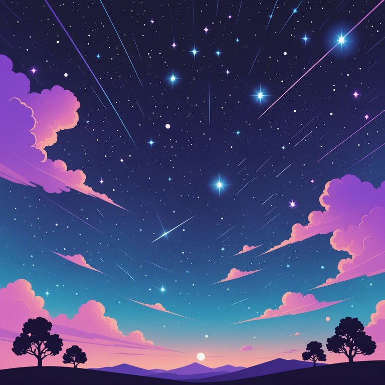 Delve deeper into the night sky with sounds that perfectly encapsulate the peace of the evening and the hidden energy of the disco era. Ideal for unwinding or gently energizing your nighttime gatherings.