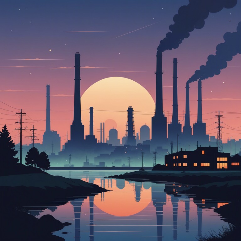 This intricate piece combines smooth, ethereal soundscapes with harsh, mechanical rhythms typical of industrial rock. It paints an auditory picture of a serene dream abruptly interrupted by the relentless march of machinery. Featuring layers of synthetic textures that blur the boundaries between tranquility and chaos, this track invokes a dystopian dreamworld where beauty meets industry.