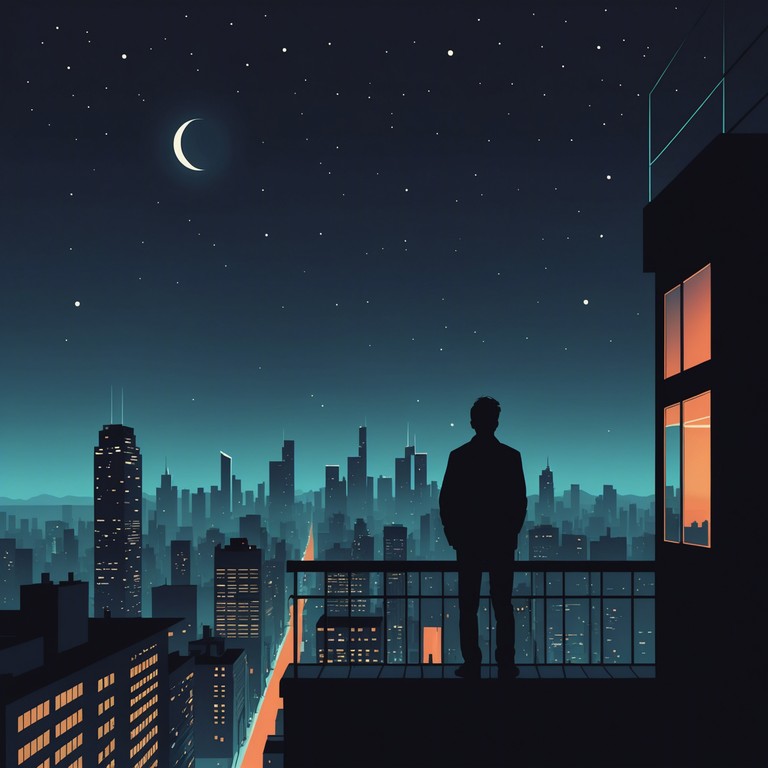 This track is a sonic exploration of the solitude and introspection that comes with nighttime in a bustling city. The music combines ambient urban noises with a haunting saxophone melody, creating a feeling of both yearning and seclusion amidst the urban sprawl.