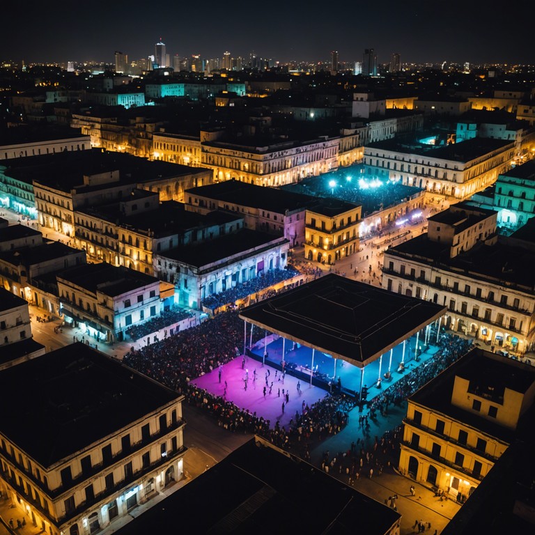 The track is designed to recreate the lively atmosphere of havana's streets during the peak of its nighttime festivities, emphasizing the unity and joy shared by its people through powerful, upbeat music.