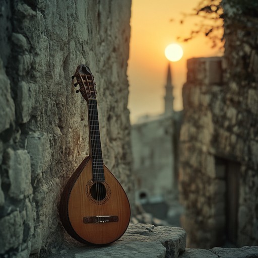 An evocative instrumental track combining traditional oud playing with ambient elements, creating a soundscape that transports listeners to ancient middle eastern landscapes.