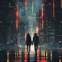 futuristic synth driven romance set in a neon world