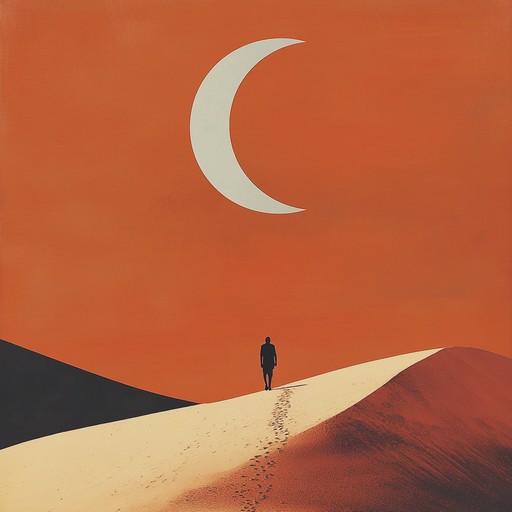 A captivating instrumental piece that takes listeners on a brooding journey across the ancient deserts of the middle east, weaving together haunting melodies and evocative rhythms that echo the mysteries of the night.