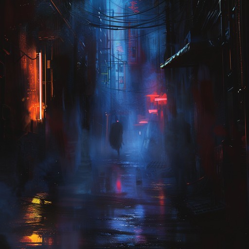 Explore an eerie, neon drenched future with haunting synthetic melodies that echo through the dark shadows of an abandoned city. Cybernetic whispers and unsettling rhythms guide you through a landscape where fear and isolation dominate the atmosphere.