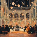 festive orchestral piece celebrating wintry festivities with neoclassical elegance.