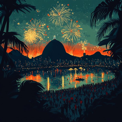 An exhilarating samba track capturing the essence of a spirited pursuit through the bustling streets of rio during a dazzling midnight celebration. Featuring rapid percussion, spirited melodies, and a contagious beat, this composition is designed to thrill and invigorate