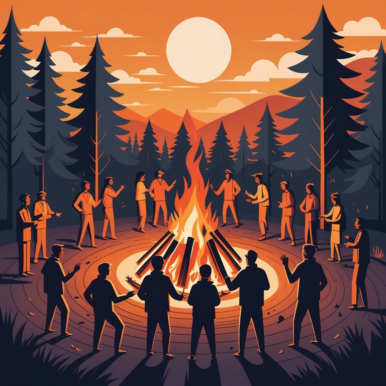 This track features deep, rhythmic drum beats that capture the essence of an ancient tribal ceremony, where each beat connects the listeners to the roots of the earth and the expansive sky above. A rich atmospheric backdrop of natural sounds enhances the spiritual vibe, transporting the listener to a fireside gathering under a star filled sky. This track features deep, rhythmic drum beats that capture the essence of an ancient tribal ceremony, where each beat connects the listeners to the roots of the earth and the expansive sky above. A rich atmospheric backdrop of natural sounds enhances the spiritual vibe, transporting the listener to a fireside gathering under a star filled sky.
