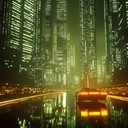 intense electronic chase theme brimming with energy, suspense.