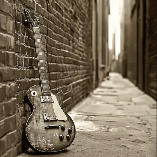 An instrumental track that captures the gritty essence of the oldies era, featuring raw electric guitar riffs, dusty harmonica melodies, and a driving rhythm reminiscent of vintage blues rock.
