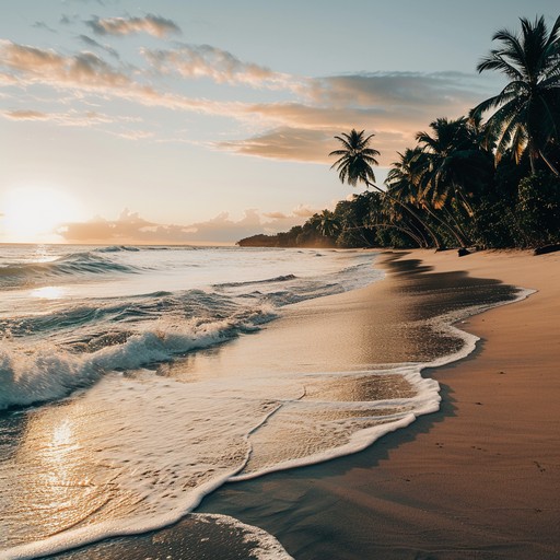 Transport yourself to a serene tropical beach as gentle rumba rhythms lull you into a state of calm. The melodies evoke the feeling of a warm sunset painting the sky in hues of orange and pink, with soothing waves gently crashing against the shore. Perfect for unwinding and escaping the stresses of everyday life.