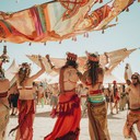 upbeat middle eastern celebration with joyful rhythms