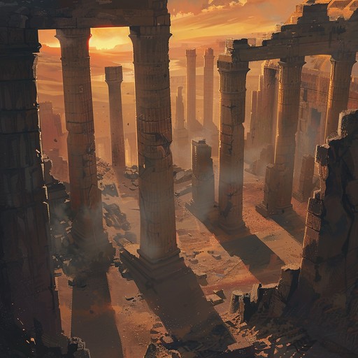 A symphonic portrayal of grand empires, intricately woven to echo the dynamic tales of historical significance and cultural achievements, providing a soundtrack that is both grandiose and reflective.