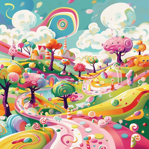 This instrumental track delivers a whirlwind of playful melodies and frenzied rhythms, capturing the eccentricity and colorfulness of a chaotic candyland. With its vibrant tempo changes and cheerful yet unpredictable motifs, it embodies the essence of a hyperactive j pop wonderland.